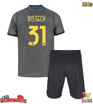 Inter Milan Yann Bisseck #31 Replica Third Stadium Kit for Kids 2026-27 Short Sleeve (+ pants)